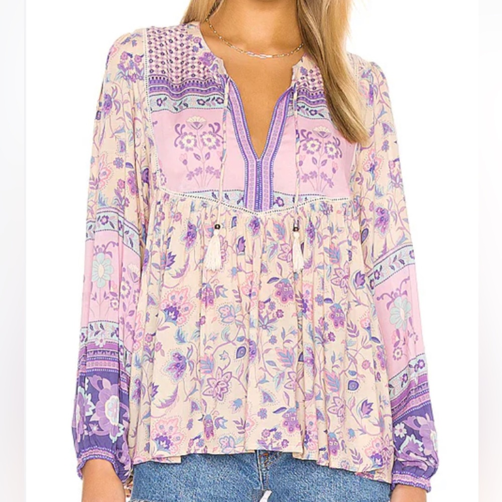 Spell Portobello Blouse NWT size S